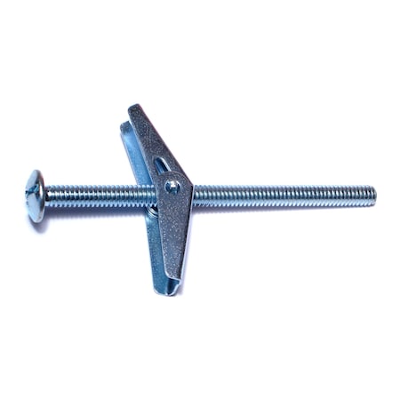 Midwest Fastener Toggle Bolt, 4" L, Steel, 50 PK 07625